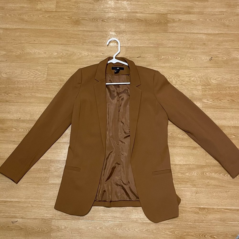 Light Brown Blazer - Slimming